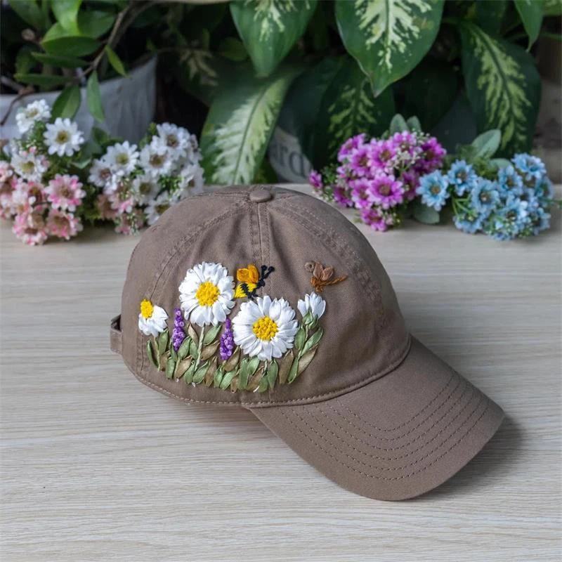 Flowered Baseball Cap